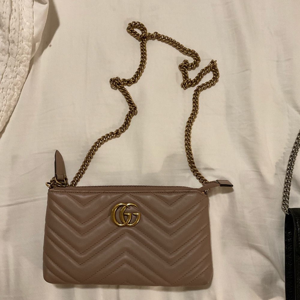 GG MARMONT CHAIN WALLET - great condition